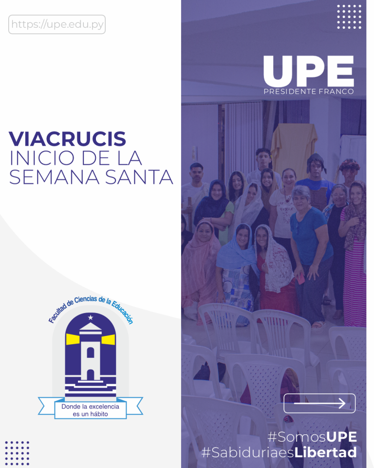 Estudiantes dan la Bienvenida a la Semana Santa con el Viacrucis